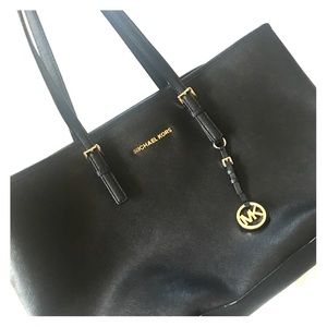 Michael Kors Black Jet Set Tote